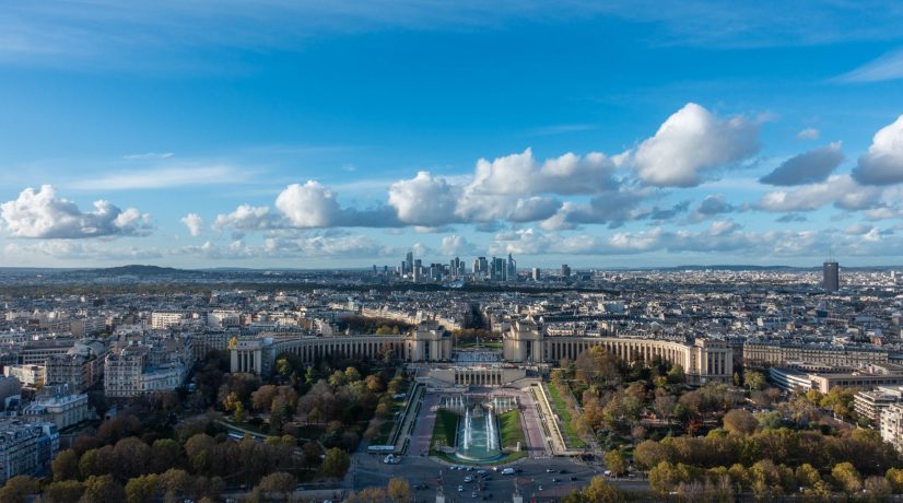 Paris - View from Eiffel Tower - Trocadéro Gardens